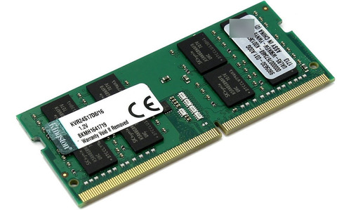 Ddr4 16gb 2400mhz Sodimm Kingston Kvr24s17s8/16