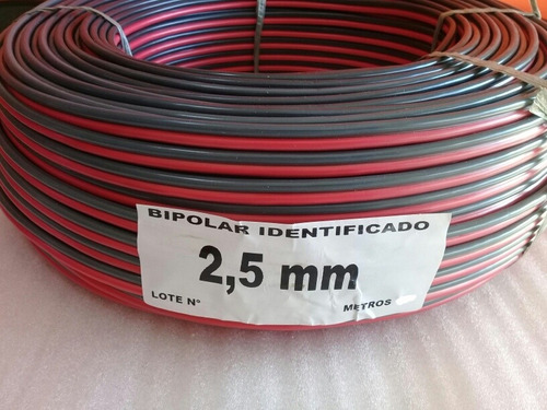 Cable Rojo Negro 2x2,5 Mm 100% Cobre X 10 Metros Vhf Uhf Hf