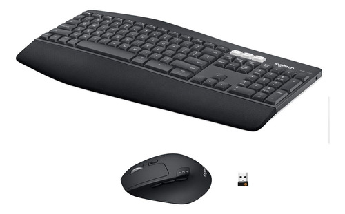 Combo Teclado Y Mouse Inalámbrico Logitech Mk850 Color Negro