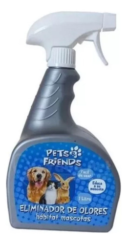 Eliminador Olores Habitad Mascota Gato Perro Pets Friends 1l