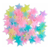 Estrellas Luminosas Fluorescentes Adhesivas X100 Unidades