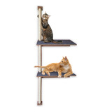 Arranhador Para Gatos De Parede Vertical Com Prateleira50x27