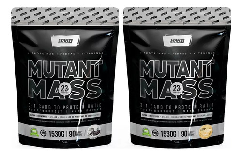 Mutant Mass 2 X 1,5k Ganador De Masa Muscular-star Nutrition
