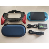 Sony Psvita Playstation Vita Pch-2000 Aqua Blue+mem+cargador