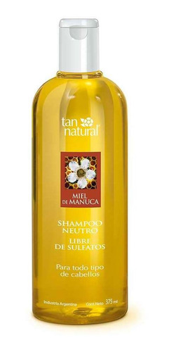 Tan Natural Shampoo X375 Lib.sulfat 
