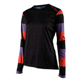 Jersey Mujer Troy Lee Designs Lilium Ls Rugby Black