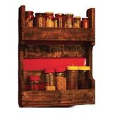 Organizador Especieros Y Estantes De  Pallets Para Tu Cocina