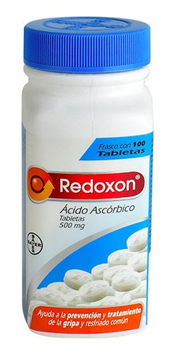 Redoxon Oral 500mg 100 Tabletas Ácido Ascórbico Vitamina C