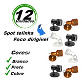 Spot Tela Kit 12 Peças Preto/branco Lâmpada Led/bulbo/par 20