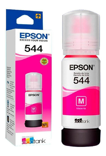 Tinta Botella Epson T544 Color Magenta De 65ml Original