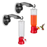 Orientools 2 Pzs Comedero Colibrí 65ml/pz + Colgador Ventana