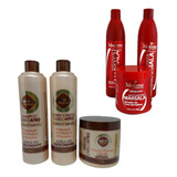 Kit Matizador Ruivo Marsala + Kit Cabelo Afro Salon Maycrene