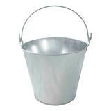 Balde De Gelo Redondo 7,6l Para Bebidas Metal Galvanizado