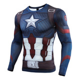 Traje De Cosplay Para Avengers Capitán América T-shirt