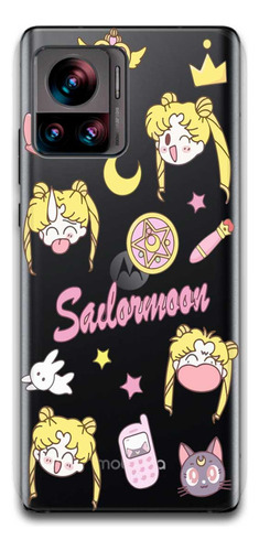 Funda Sailor Moon 7 Transparente Para Motorola Todos