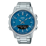 Reloj Casio Amw-880d-2a1 Acero Hombre Plateado