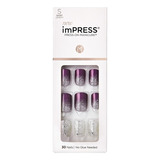 Uñas Impress / Press-on - Purple Frost