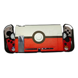 Carcasa Protectora Diseño Pokebola Para Nintendo Switch