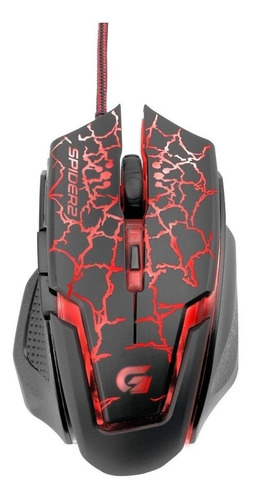 Mouse Para Jogo Fortrek  Gamer Spider 2 Om-705 Preto