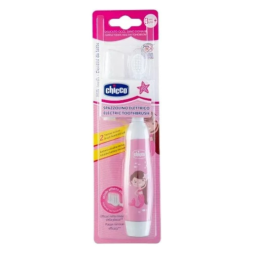 Escova De Dentes Elétrica Infantil Rosa -chicco