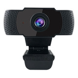 Webcam Camara 1080p Enfoque Automático Y Micrófono