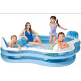 Piscina Inflable Intex Asientos Incorporados Para Familas