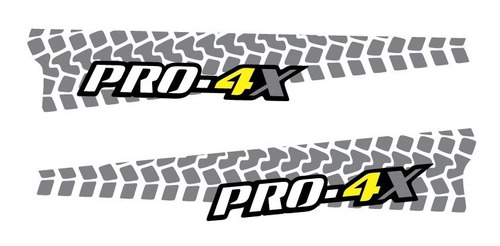 Stickers Pro-4x Huella Llanta Mud Terrain Nissan Frontier