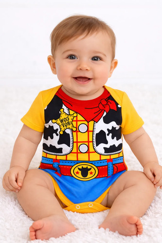 Body Temático Woody Toy Story Roupa Bebê Infantil Envio 24h | MercadoLivre