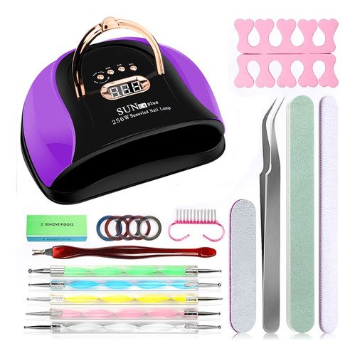 Lámpara Led Uv De 256w Profesional Para Manicura