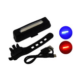 Luz Led Hj-035 Rojo-azul Bicicleta Comet 150lm Cod: 4582