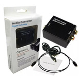 Conversor Audio Digital A Rca - Optico A Analogico Smart Tv