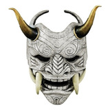 Máscara Del Diablo Hannya Demon Oni Samurai Noh Kabuki Prajn