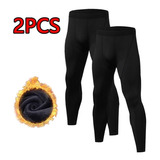 02 Pantalones Térmicos Fitness Second Skin Para Hombre