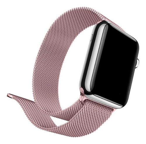 Pulseira Aço Metal Para Apple Watch E Iwo 38mm 40mm 41mm