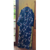 Kimono Verano Azul Original De Japon