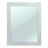 Hermoso Espejo  Color Plata Y Blanco, Moderno Y Elegante!