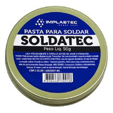 2x Pasta De Solda Soldatec 50g Implastec Fluxo Em Pasta