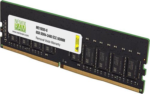 Memoria Ram Nemix, 8 Gb, Ddr4, 2400 Ecc, Udimm, Pc4-19200