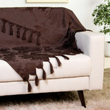Manta Para Sofá Decorativa Luxo