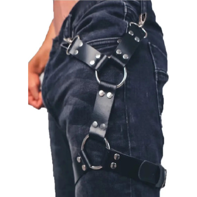 Tirantes Arnes Sujetadores Pantalon Punk Moda Correa Pierna | Meses sin interés