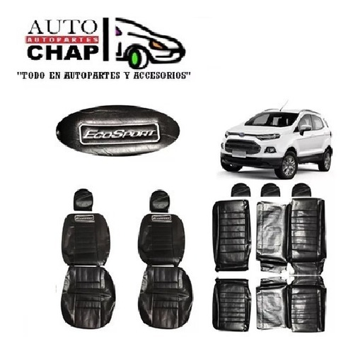 Funda Para Asiento Ford Ecosport 2003 Al 2012 Cuero Aut.