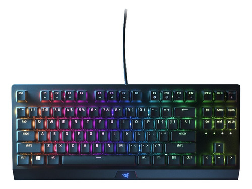 Teclado Gamer Razer Blackwidow V3 Tenkeyless Qwerty Inglés Us Color Negro Con Luz Rgb