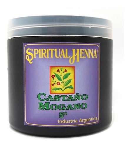 Henna X 80 Gr - Spiritual Henna (5.64 - Castaño Mogano)