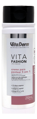 Vita Derm Vita Fashion Creme Para Pentear 5 Em 1 Cachos Definidos 