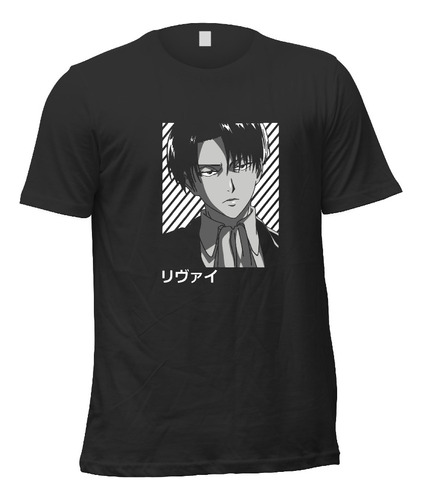 Playera Anime Shingeki No Kyojin Levi Ackerman N11 A2