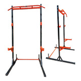 Power Rack Sentadillas Pull Upss Barra Olímpica. Naranja