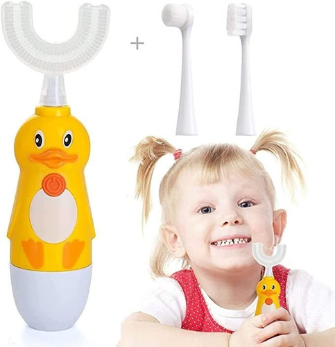 Cepillo De Dientes Eléctrico En Forma De U Para Niños, Ce.