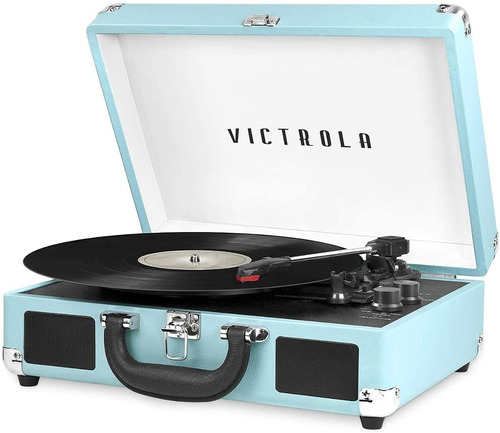 Tocadiscos Reproductor Música Bluetooth Victrola Vintage.