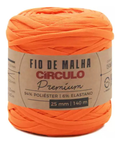 Fio De Malha Premium Circulo 25mm 140m Crochê/tricô Promoção