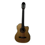 Guitarra Electroacústica La Sevillana Ua-2ceq Natural Abeto